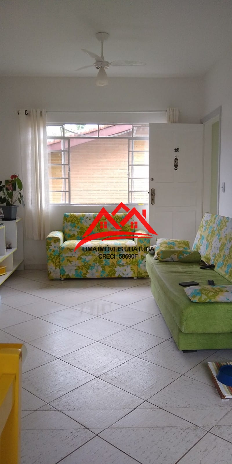 Apartamento no bairro itaguá, ubatuba, com 2 quartos sendo 1