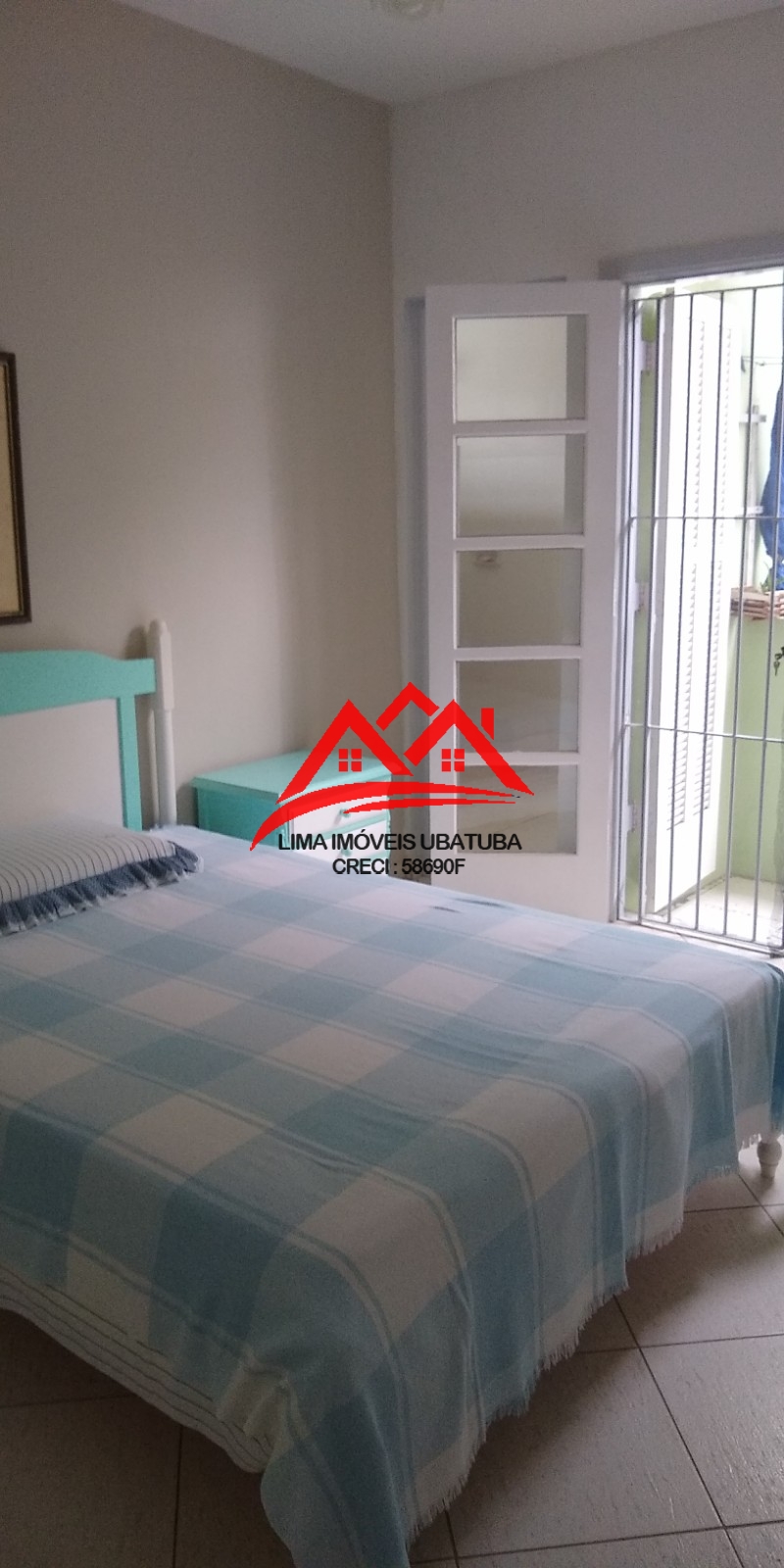 Apartamento no bairro itaguá, ubatuba, com 2 quartos sendo 1