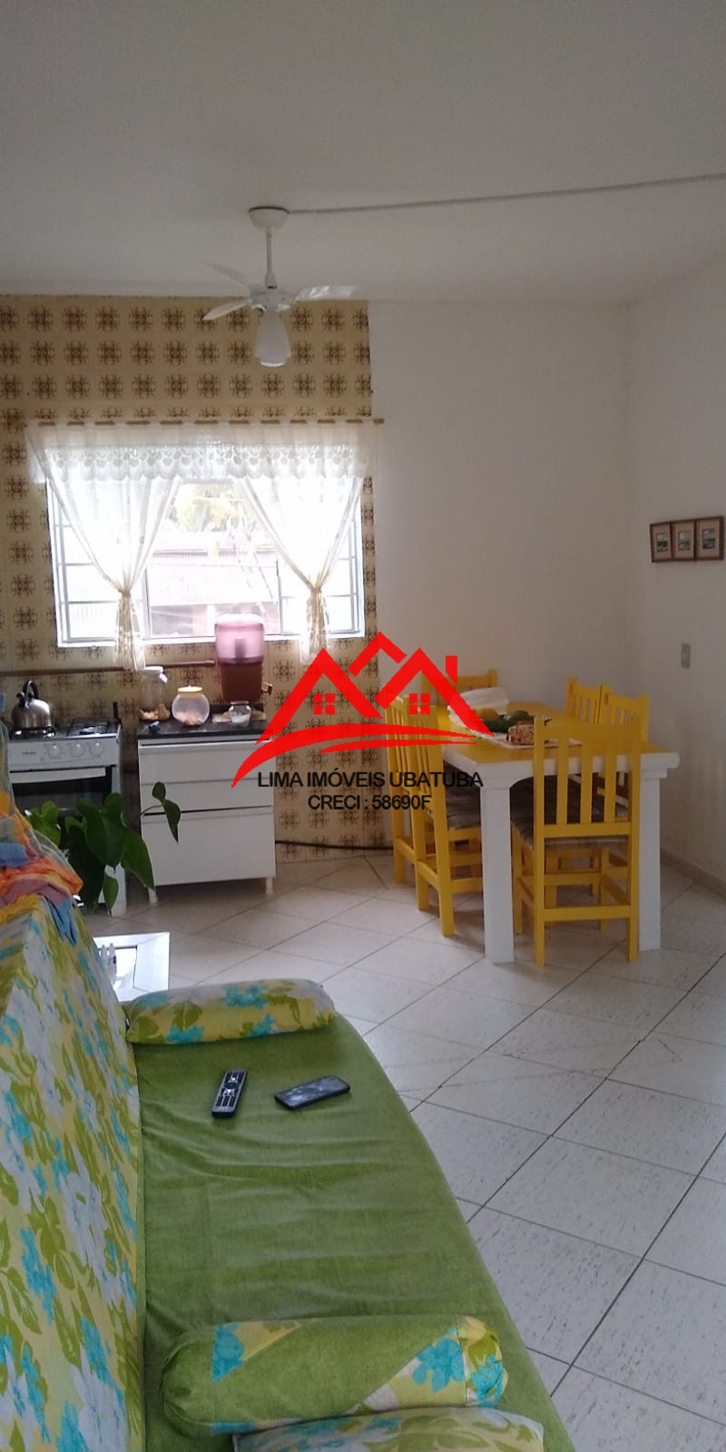 Apartamento no bairro itaguá, ubatuba, com 2 quartos sendo 1