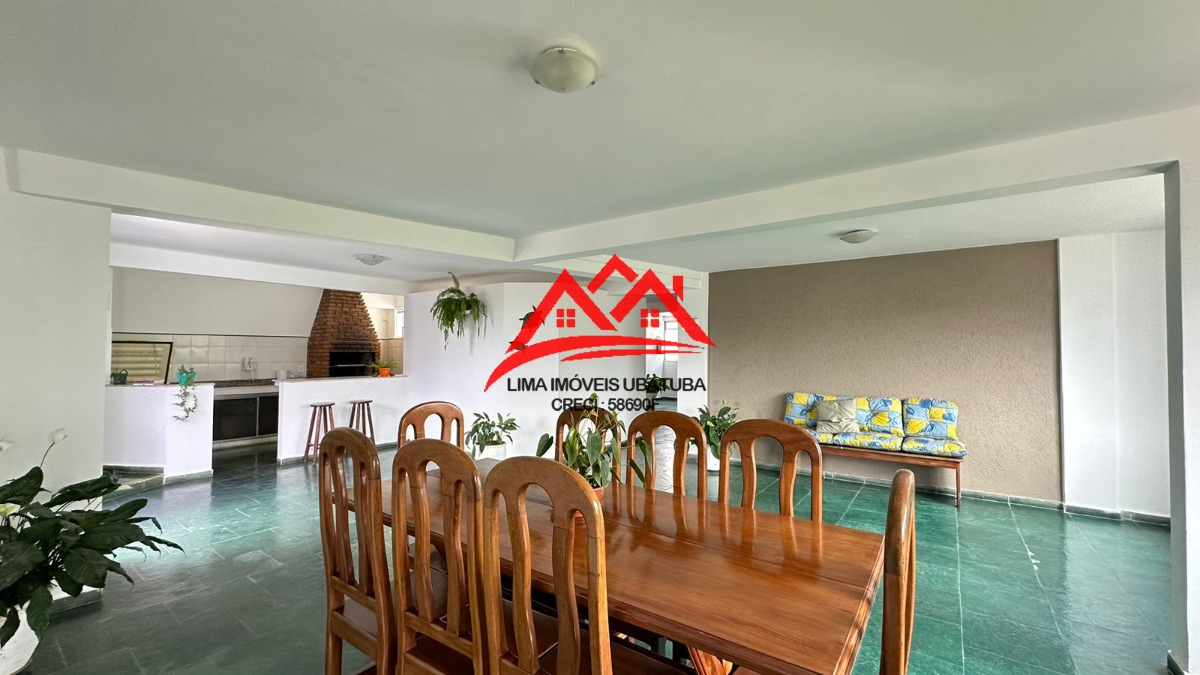 Apartamento venda itaguá, ubatuba, 2 quartos, mobiliado, per