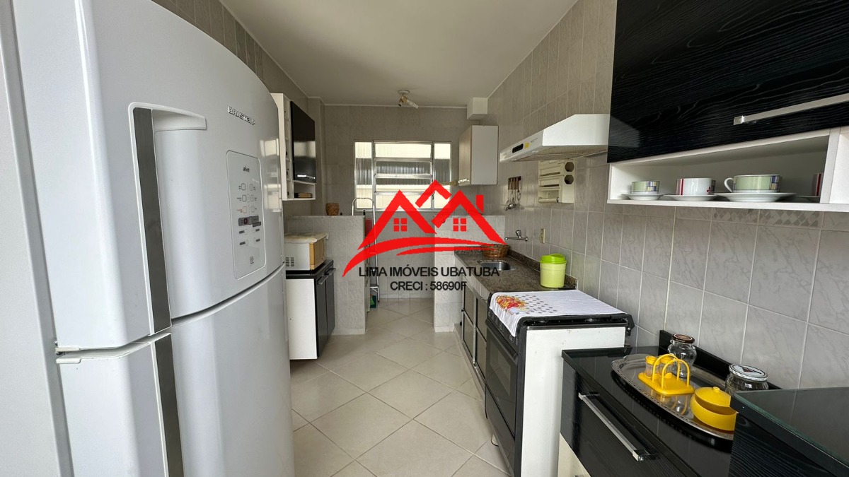 Apartamento venda itaguá, ubatuba, 2 quartos, mobiliado, per